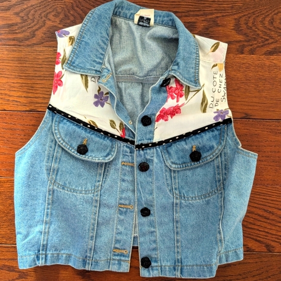 Romeo Romeo Tops - Romeo Romeo - Vintage Y2K Denim Vest Made in USA